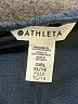 Athleta 100% Polyester Metallic Blue Athletic Shorts Size 14 - photo 3