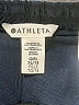 Athleta 100% Polyester Metallic Blue Athletic Shorts Size 14 - photo 4