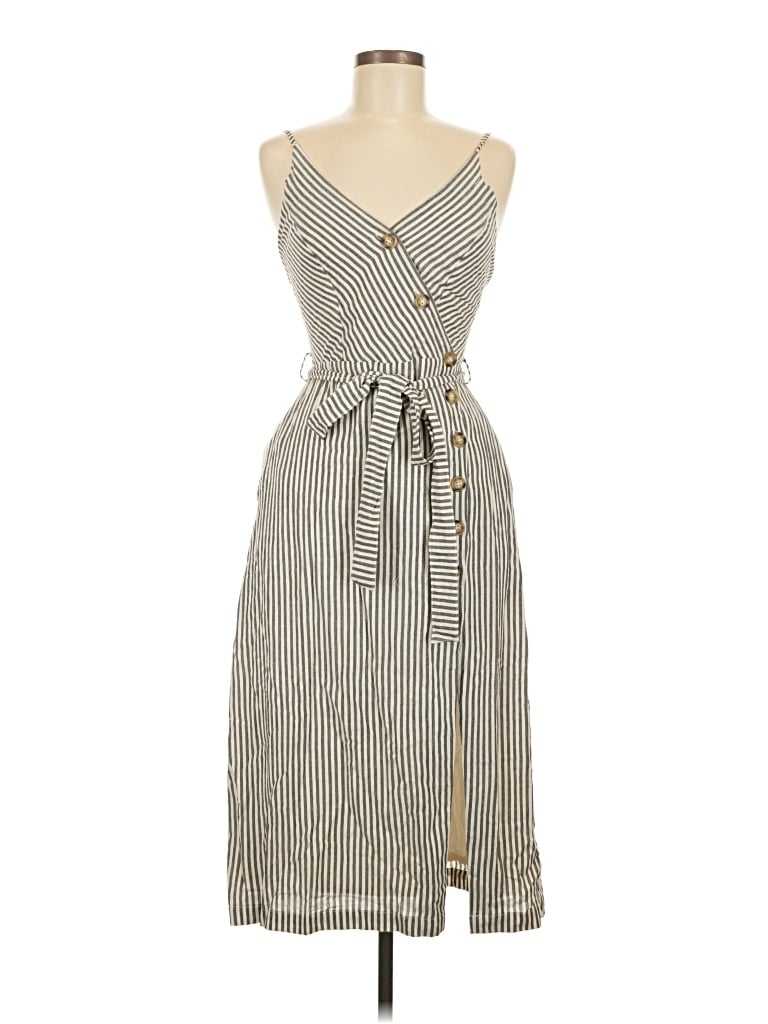 Pre-owned Hyfve Casual Dress In Gray