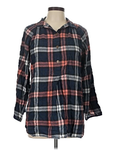 M.S.S.P. 3/4 Sleeve Button-Down Shirt (view 1)