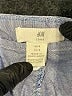 H&M L.O.G.G. Chevron-herringbone Blue Shorts Size 8 - photo 3