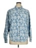 Billy T Floral Blue Long Sleeve Button-Down Shirt Size XL - photo 1