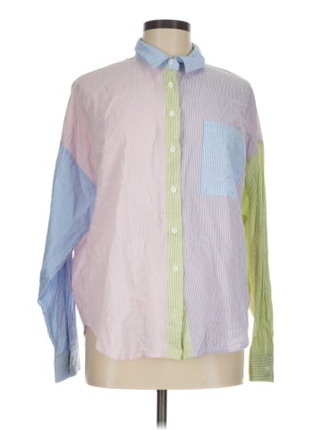 Forever 21 Long Sleeve Button-Down Shirt (view 1)