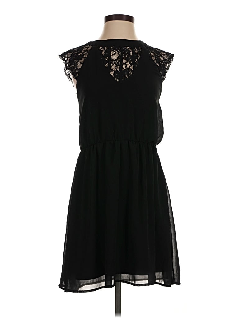 Pre-owned Jun & Ivy Casual Dress In Black