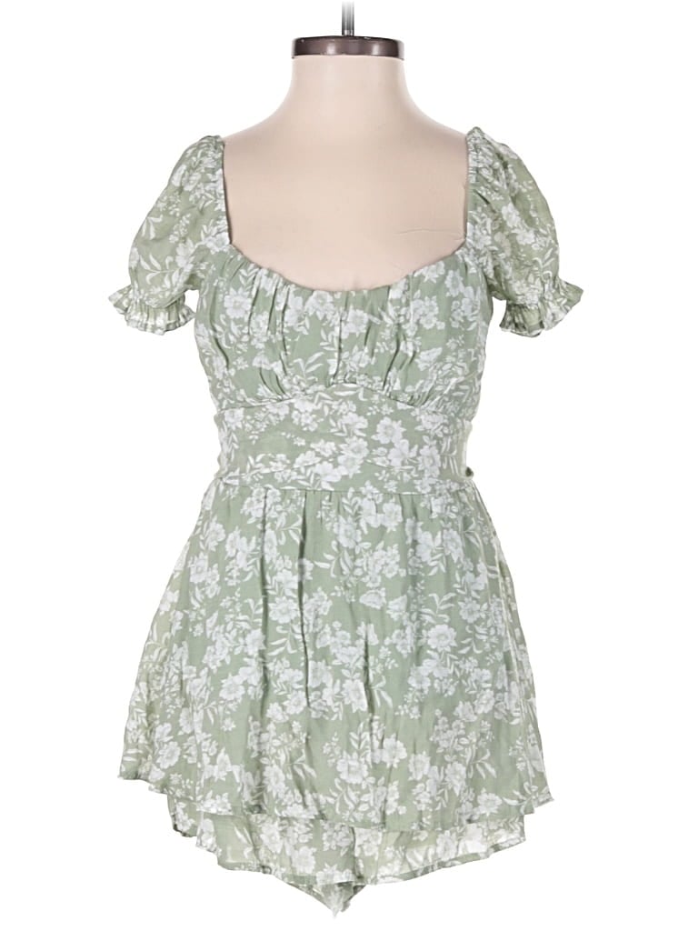 Pre-owned Mi Ami Casual Dress In Green