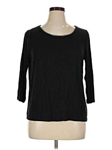 Rose + Olive 3/4 Sleeve Top (view 1)