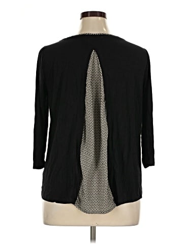 Rose + Olive 3/4 Sleeve Top (view 2)