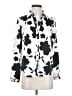 Maison d' Amelie Print Ivory Long Sleeve Blouse Size XS - photo 1