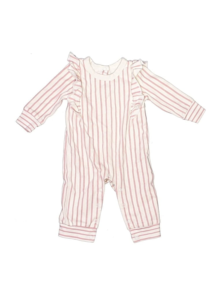 Pre-owned Pehr Babies' Long Sleeve Onesie In Ivory