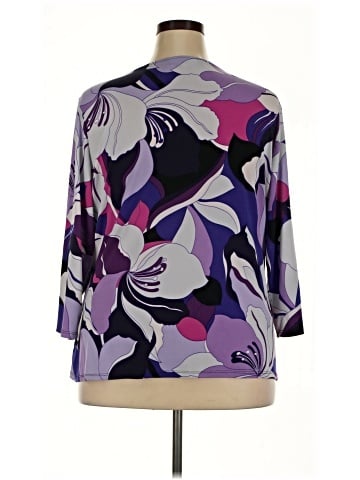 JLo by Jennifer Lopez 3/4 Sleeve Blouse (view 2)