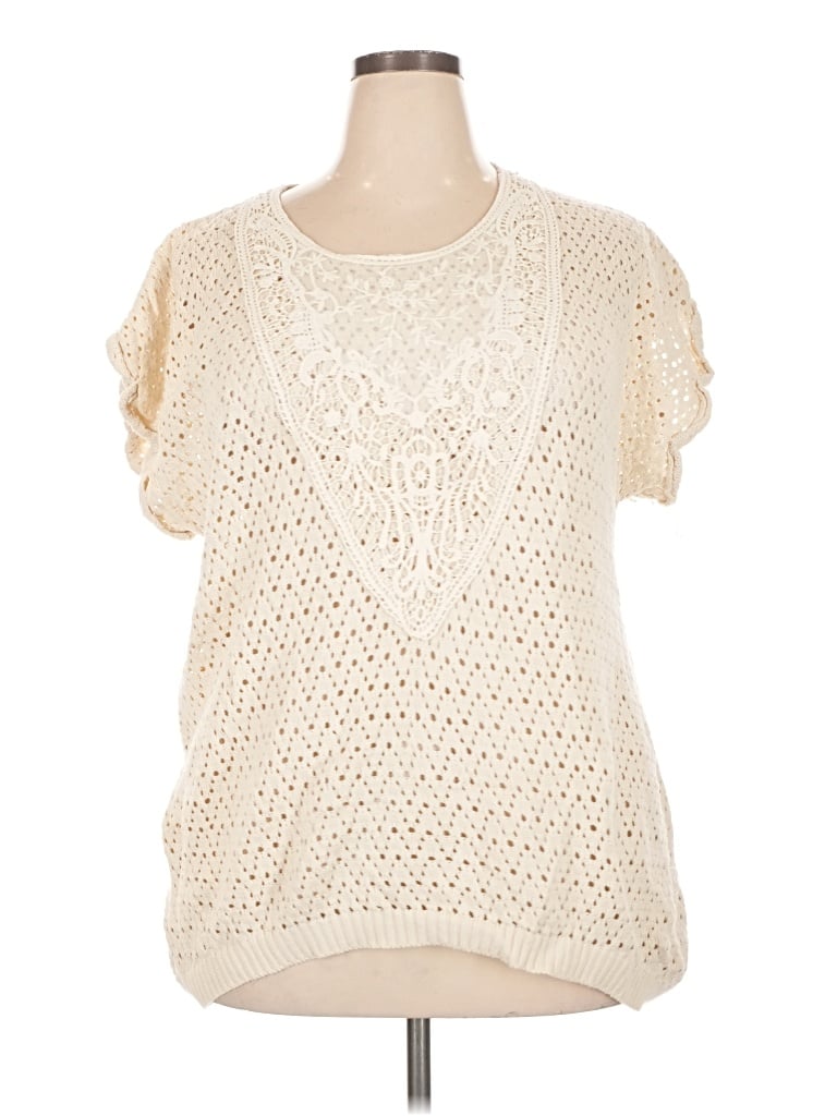 Pre-owned Ruff Hewn Pullover Sweater In Ivory
