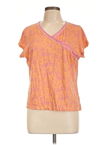 Green Cotton Short Sleeve Top (view 1)