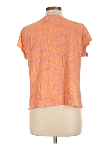Green Cotton Short Sleeve Top (view 2)