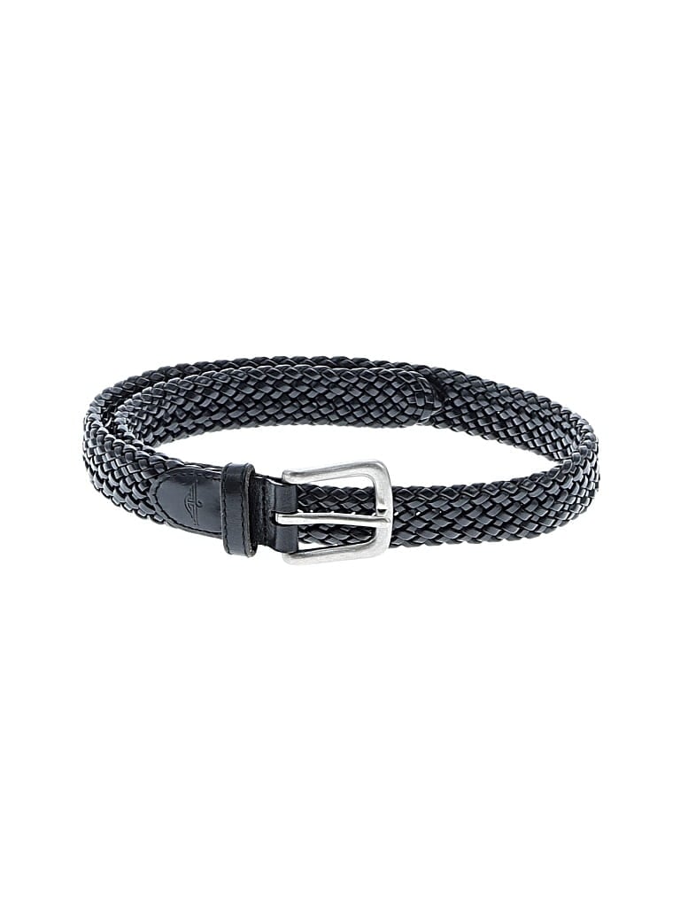 Pre-owned Dockers Leather Belt In Gray