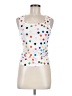 Shein Polka Dots White Sleeveless Top Size 6 - photo 1