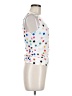 Shein Polka Dots White Sleeveless Top Size 6 - photo 4