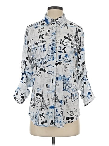 Karl Lagerfeld Paris 3/4 Sleeve Blouse (view 1)