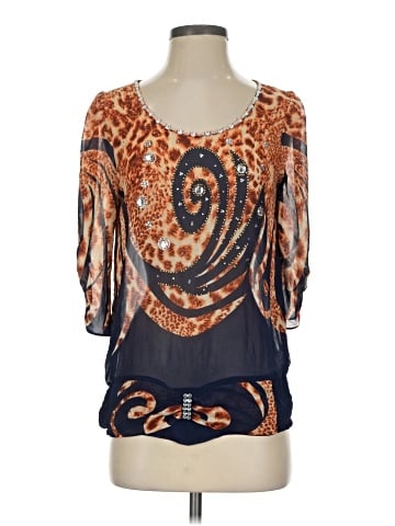 Bebe 3/4 Sleeve Blouse (view 1)