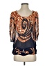 Bebe Blue 3/4 Sleeve Blouse Size XS (estimated) - photo 1