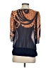 Bebe Blue 3/4 Sleeve Blouse Size XS (estimated) - photo 2