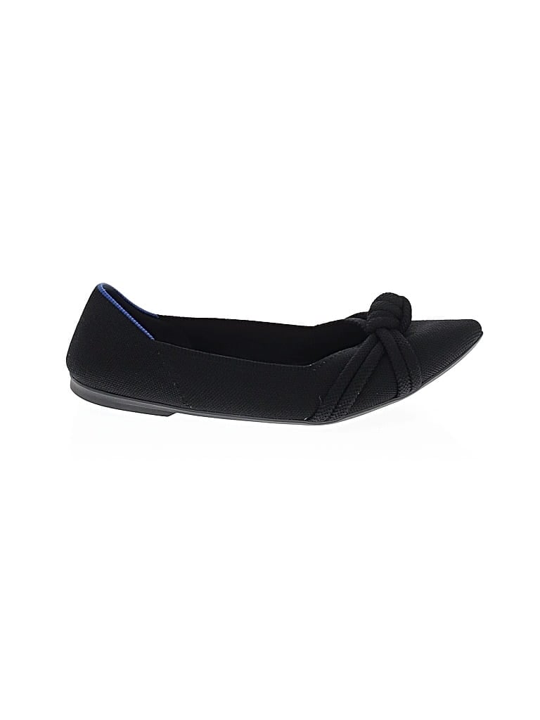 Pre-owned Rothys Flats In Black
