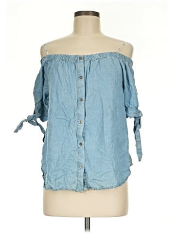 Papaya 3/4 Sleeve Blouse (view 1)