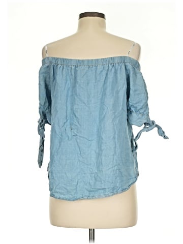 Papaya 3/4 Sleeve Blouse (view 2)