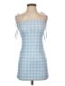 Shein Plaid Blue Casual Dress Size S - photo 1