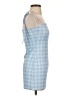 Shein Plaid Blue Casual Dress Size S - photo 4