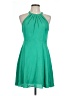 Express Outlet 100% Polyester Solid Green Cocktail Dress Size 10 - photo 1