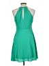Express Outlet 100% Polyester Solid Green Cocktail Dress Size 10 - photo 2