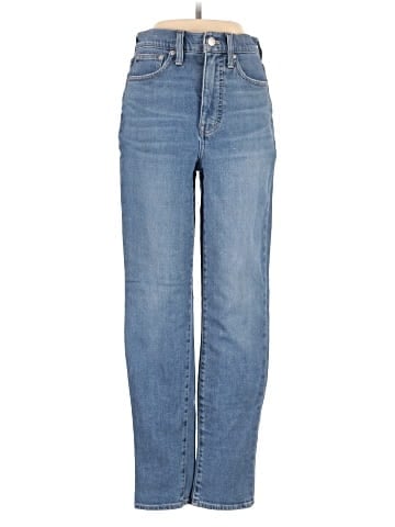 Madewell The Momjean in Leacrest Wash: Cuffed Edition (view 1)
