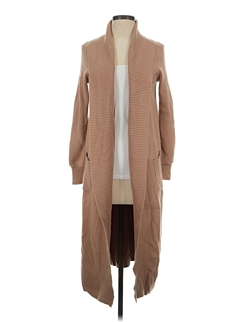 Pre-owned Lascana Cardigan Sweater In Tan