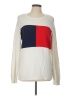 Tommy Hilfiger Color Block White Pullover Sweater Size L - photo 1