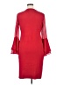 Calvin Klein 100% Polyester Red Cocktail Dress Size XL - photo 2