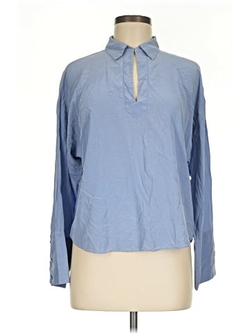 Rebecca Taylor Long Sleeve Silk Top (view 1)