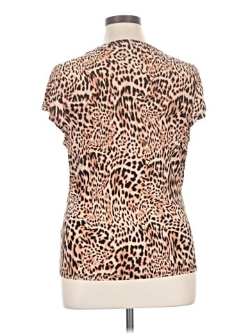 INC International Concepts Short Sleeve Blouse (view 2)