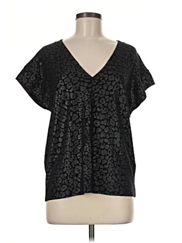 White House Black Market Short Sleeve Blouse (view 1)