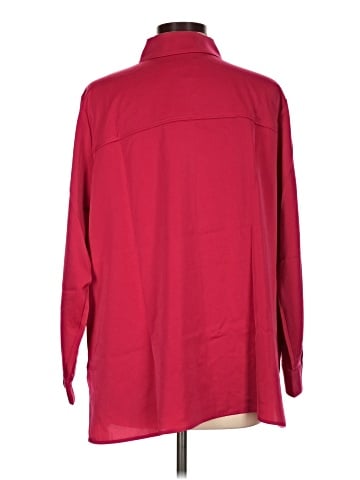 Susan Graver Long Sleeve Button-Down Shirt (view 2)