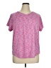Tek Gear 100% Polyester Tweed Pink Active T-Shirt Size 1X - photo 1