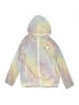 Adidas 100% Polyester Metallic Silver Jacket Size 14 - photo 1