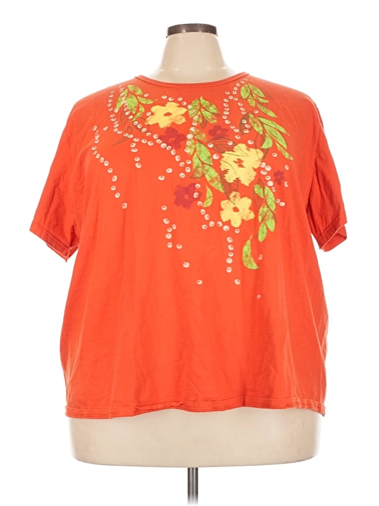 Pre-owned Just My Size Short Sleeve T-shirt In Orange