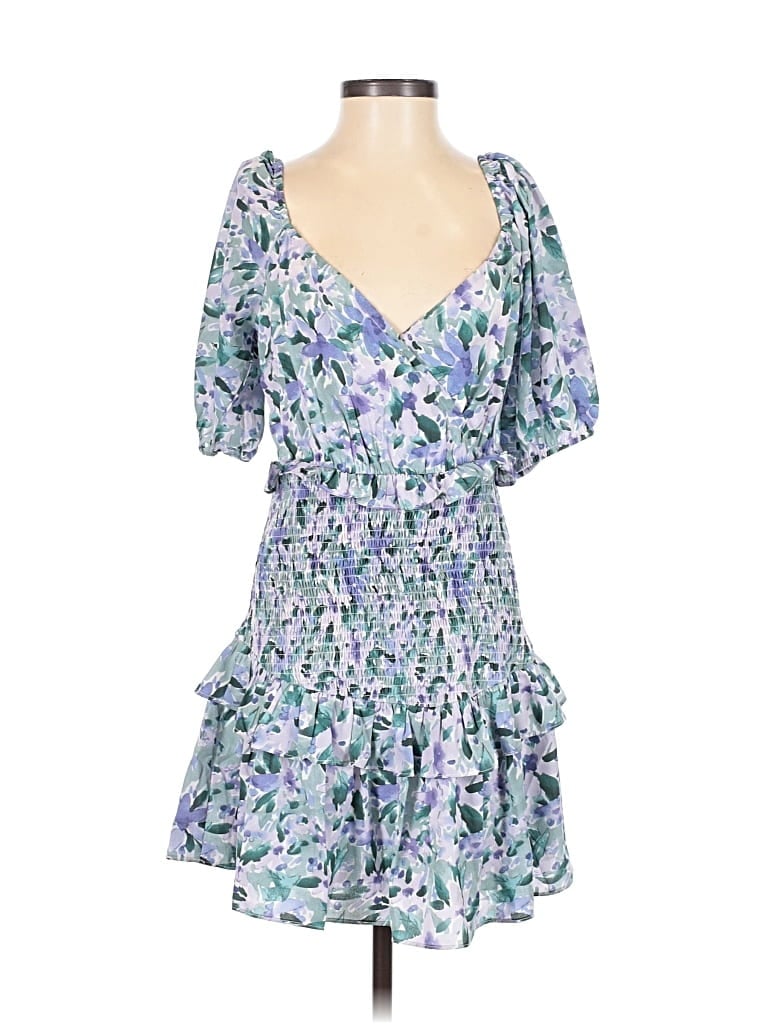 Pre-owned Lush Cocktail Dress In Blue