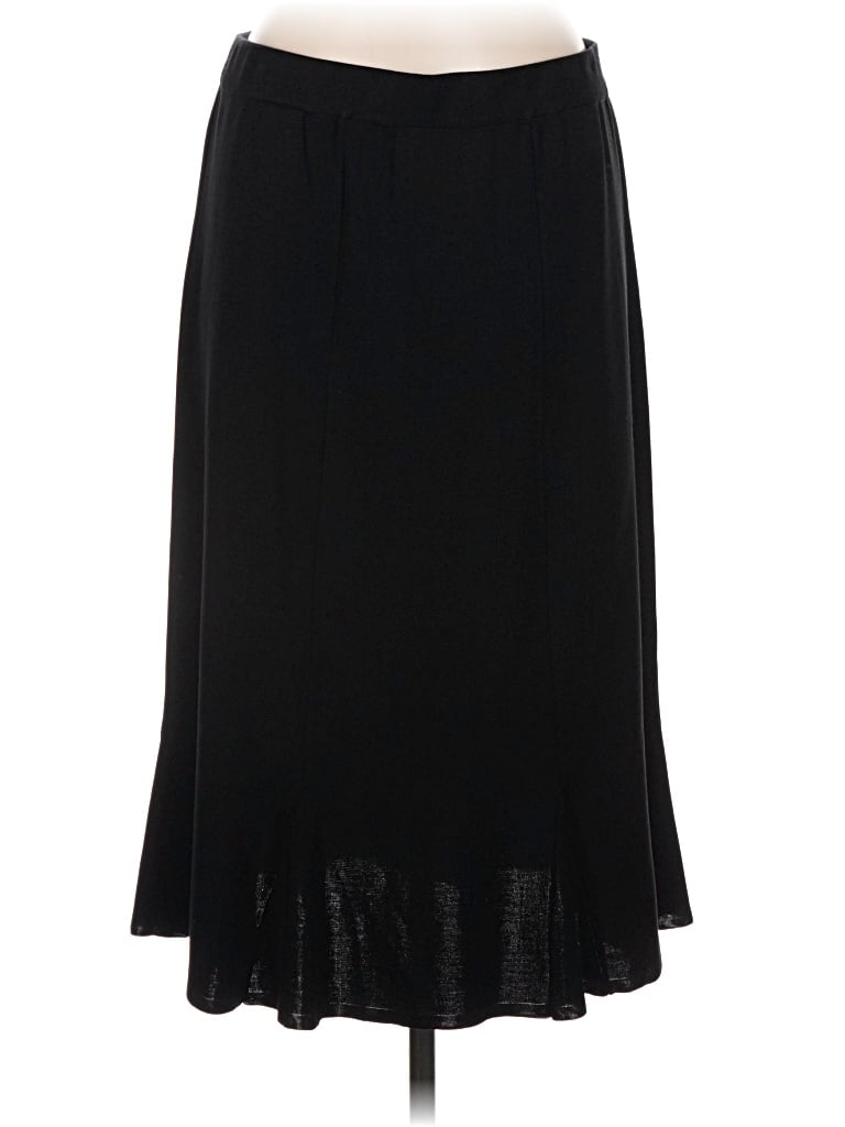 Pre-owned Misook Formal Skirt In Black