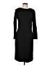 St. John Solid Black Casual Dress Size 10 - photo 1