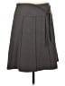 Chadwicks Solid Gray Casual Skirt Size 8 (petite) - photo 1