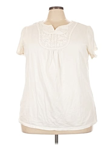 Just My Size Short Sleeve Blouse (view 1)