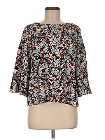 Elizabeth and James 3/4 Sleeve Blouse (view 1)