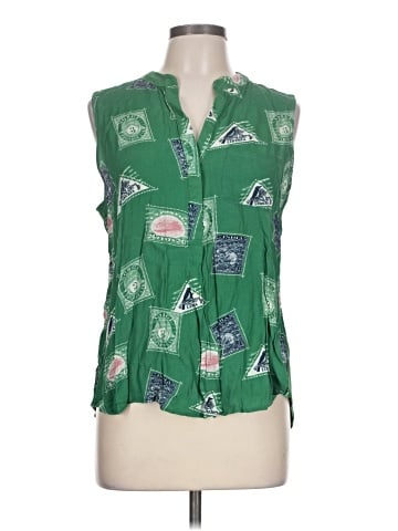 Porridge Sleeveless Blouse (view 1)