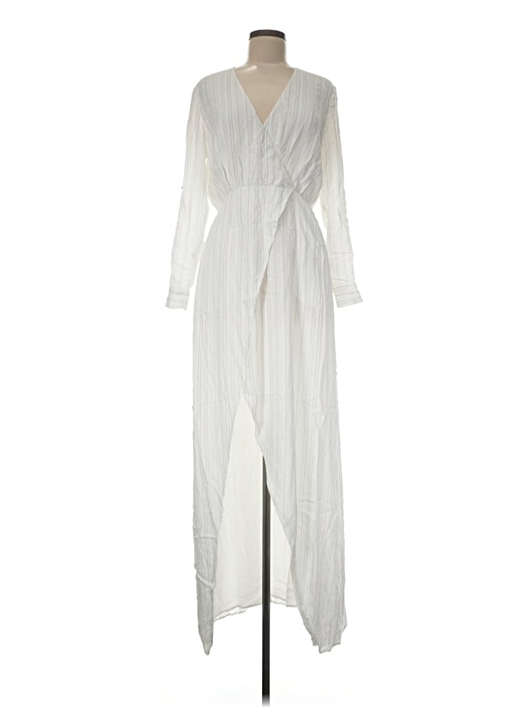 Pre-owned Stylestalker Casual Dress In White